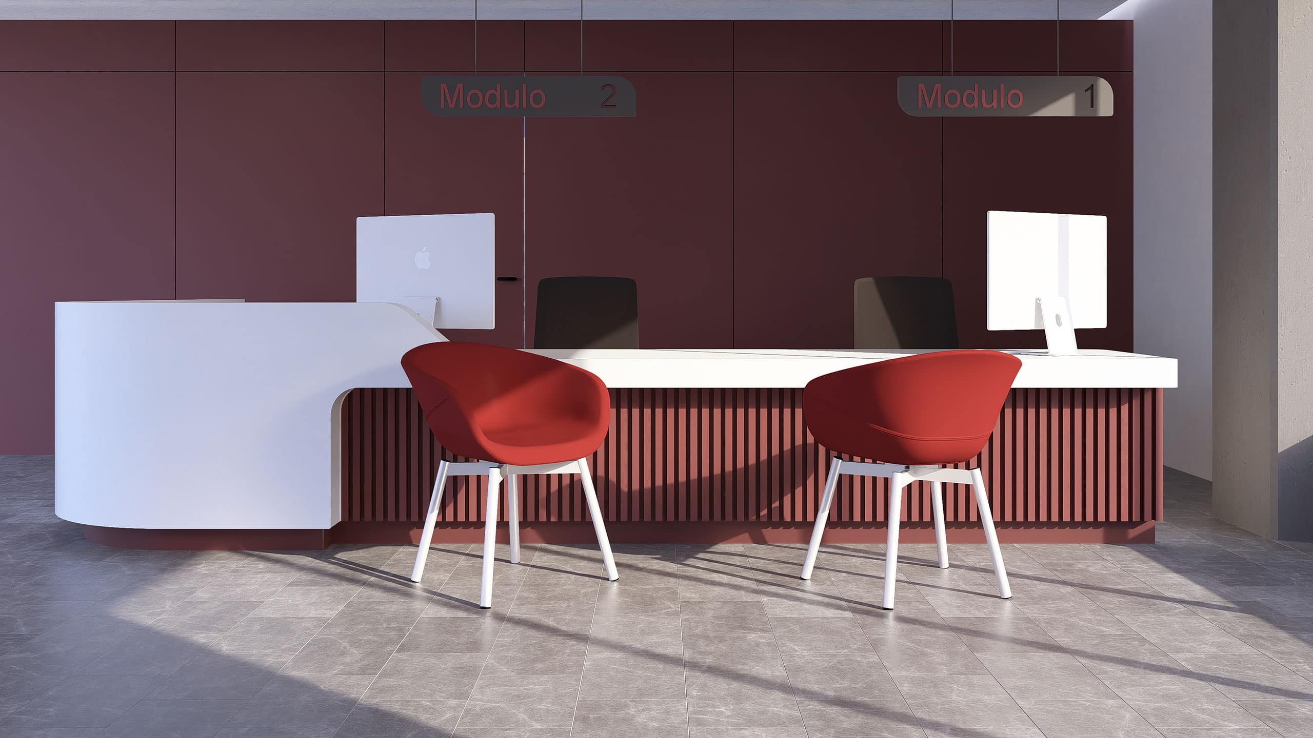 MARA-BASE-4-PATAS-BLANCO-TELA-ROJO